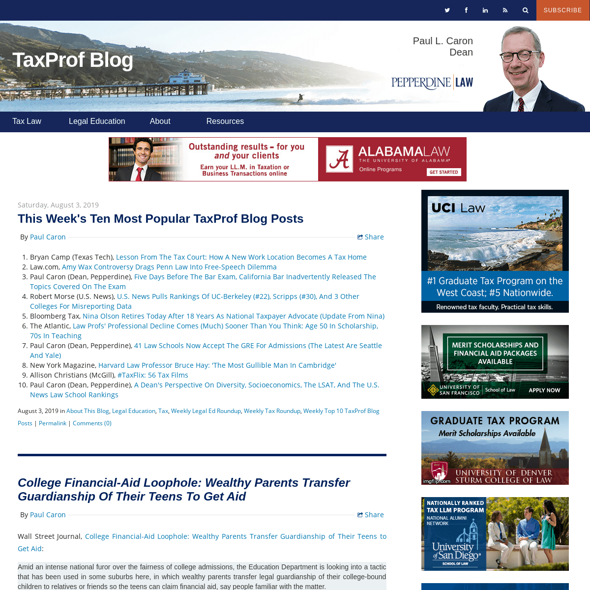 TaxProf Blog