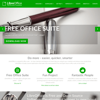 Home | LibreOffice - Free Office Suite - Fun Project - Fantastic People
