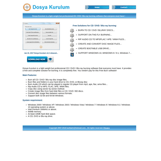 Dosya Kurulum - Home Page