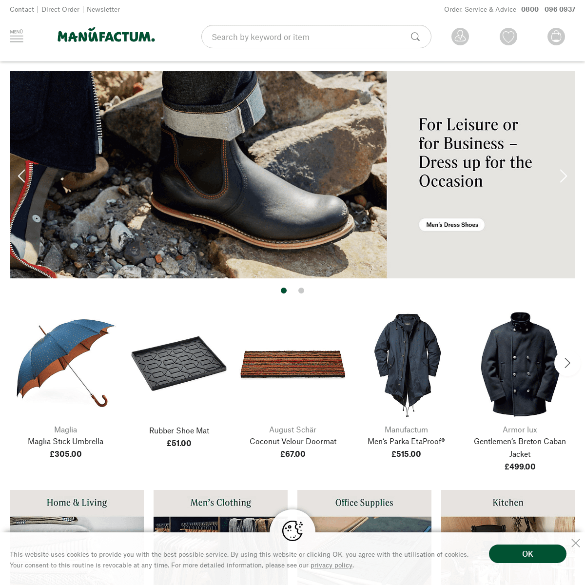 Manufactum. Skillfully-crafted Products Made of Premium Materials
