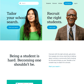 Noodle: The Smarter Way to Search for School