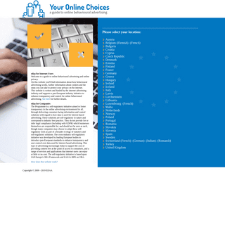 Your Online Choices | EDAA
