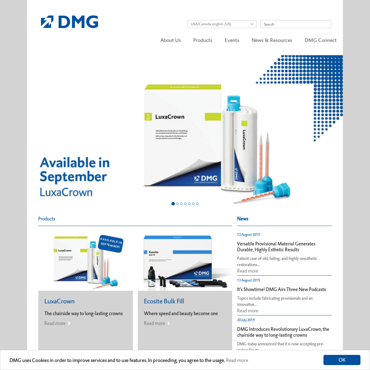 Home. DMG - High quality dental materials for dentists and dental technicians