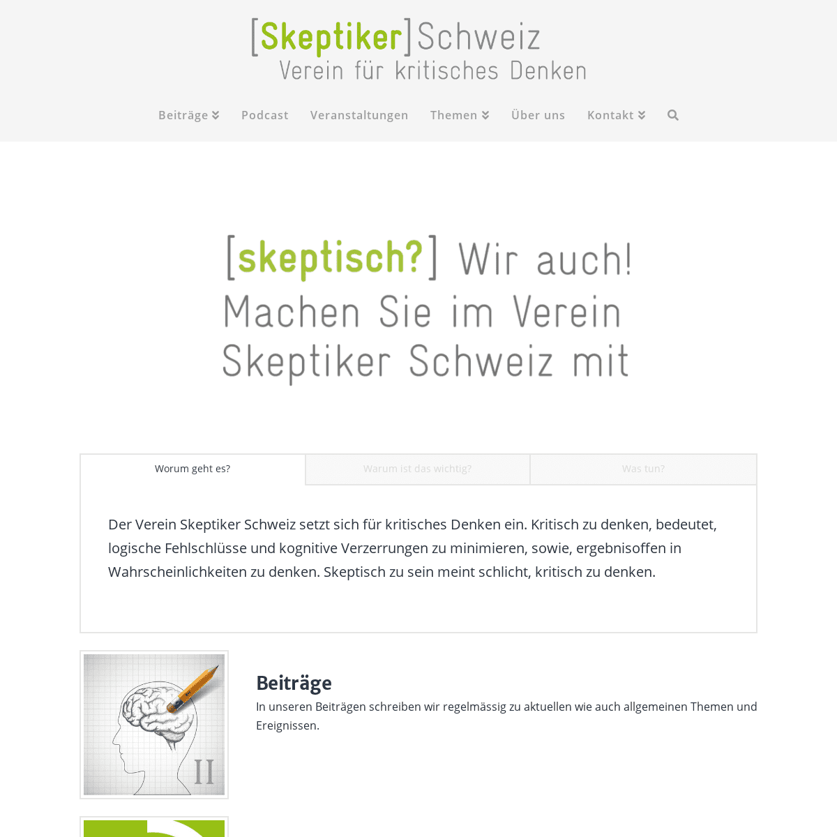 Home - Skeptiker Schweiz