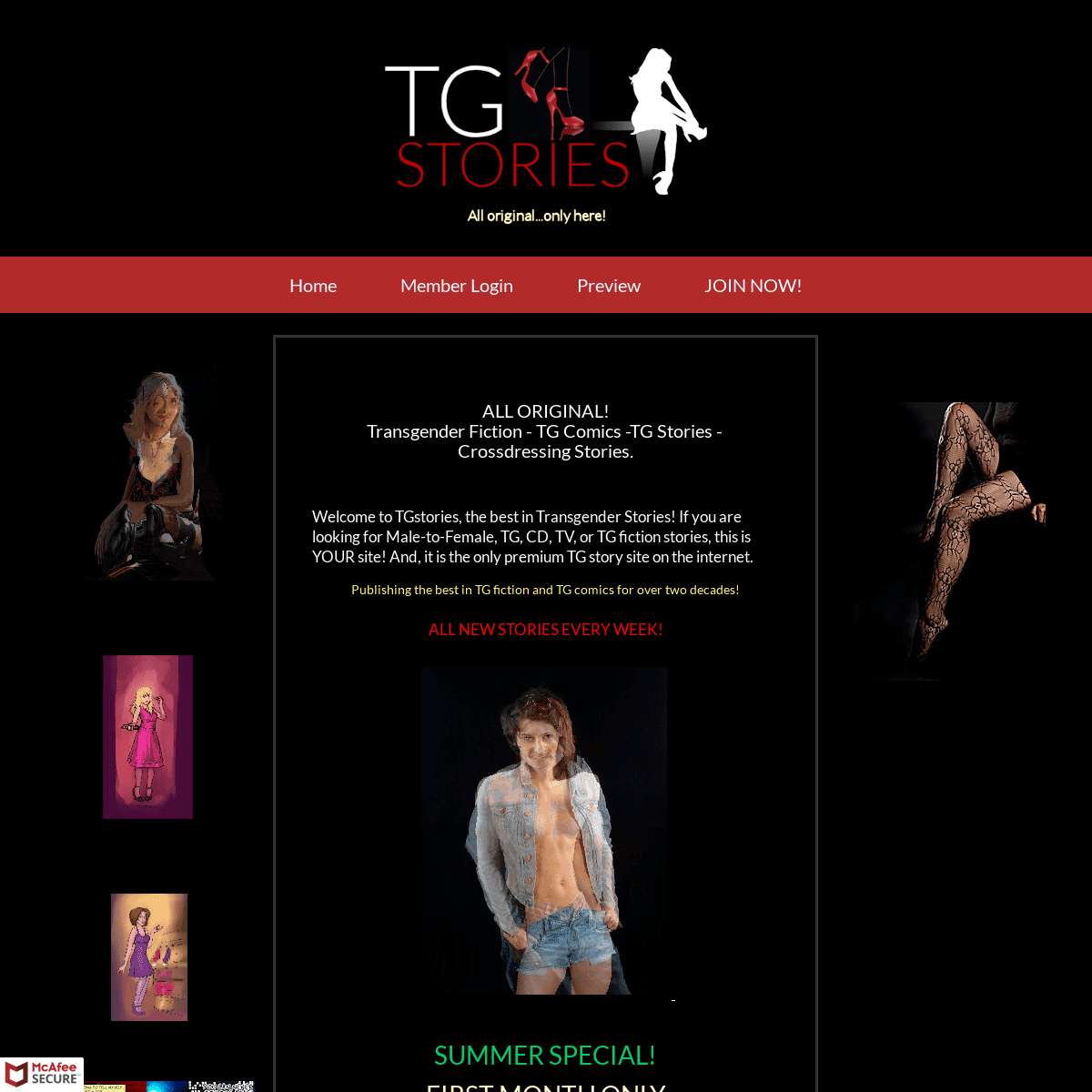 TGstories | TG Stories | Transgender Fiction | TGcomics | Crossdressing Stories