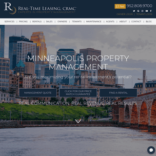 Minneapolis Property Management and Property Managers | Real-Time Leasing