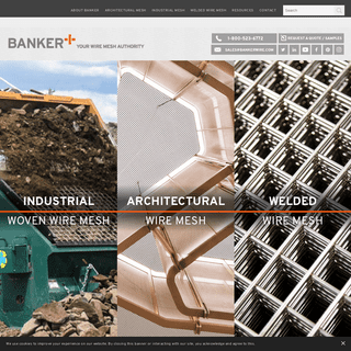 Your Wire Mesh Authority | Banker Wire | Woven & Welded Wire Mesh
