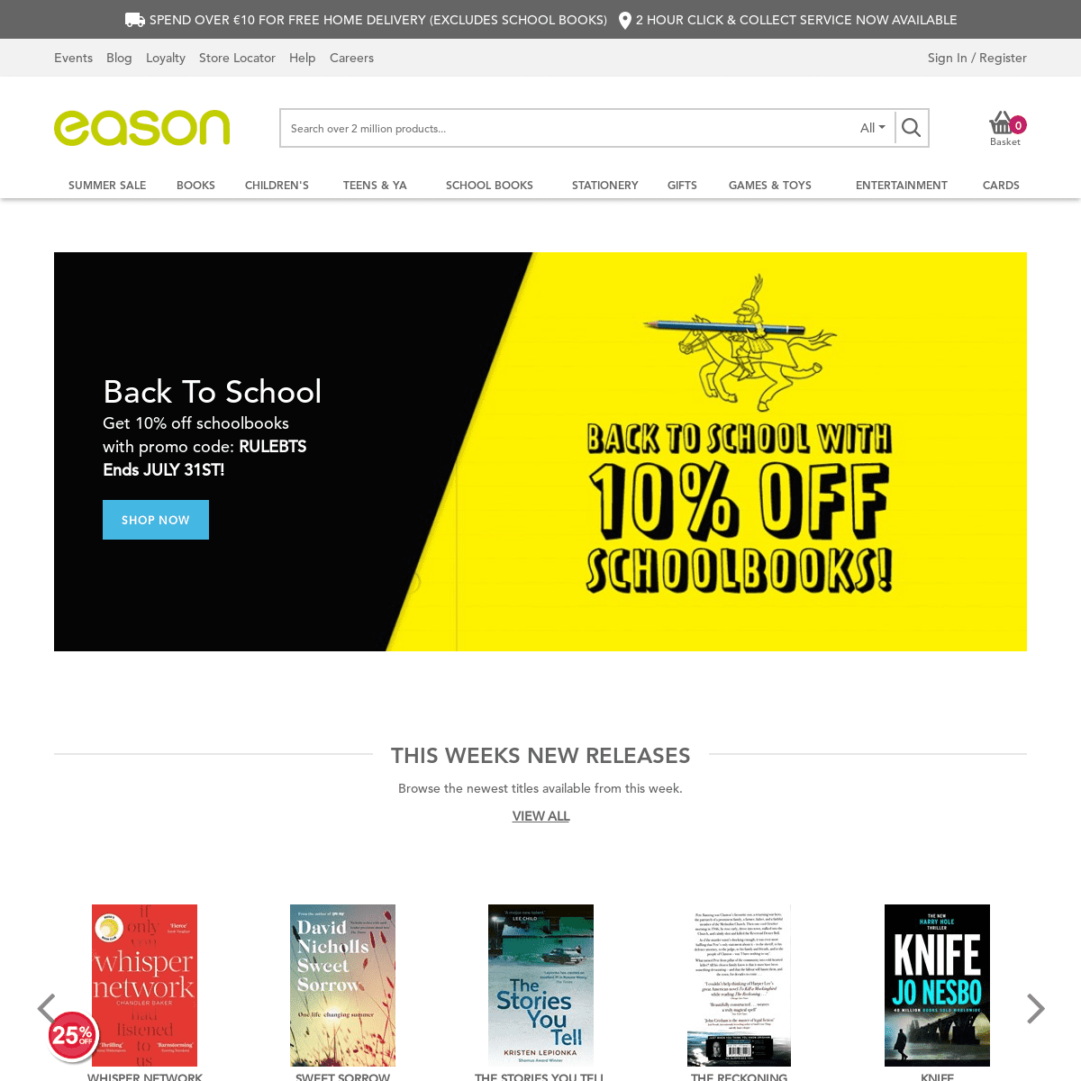 Eason Ireland | Buy Books, Gifts and Stationery