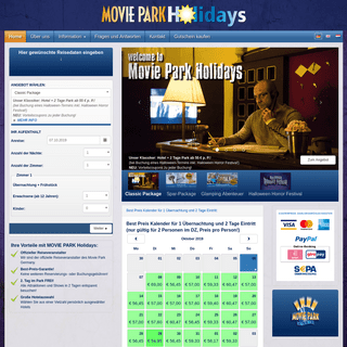 A complete backup of movieparkholidays.de