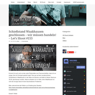 Let's Shoot – Die YouTube Show rund um Waffen und Waffenbesitz!