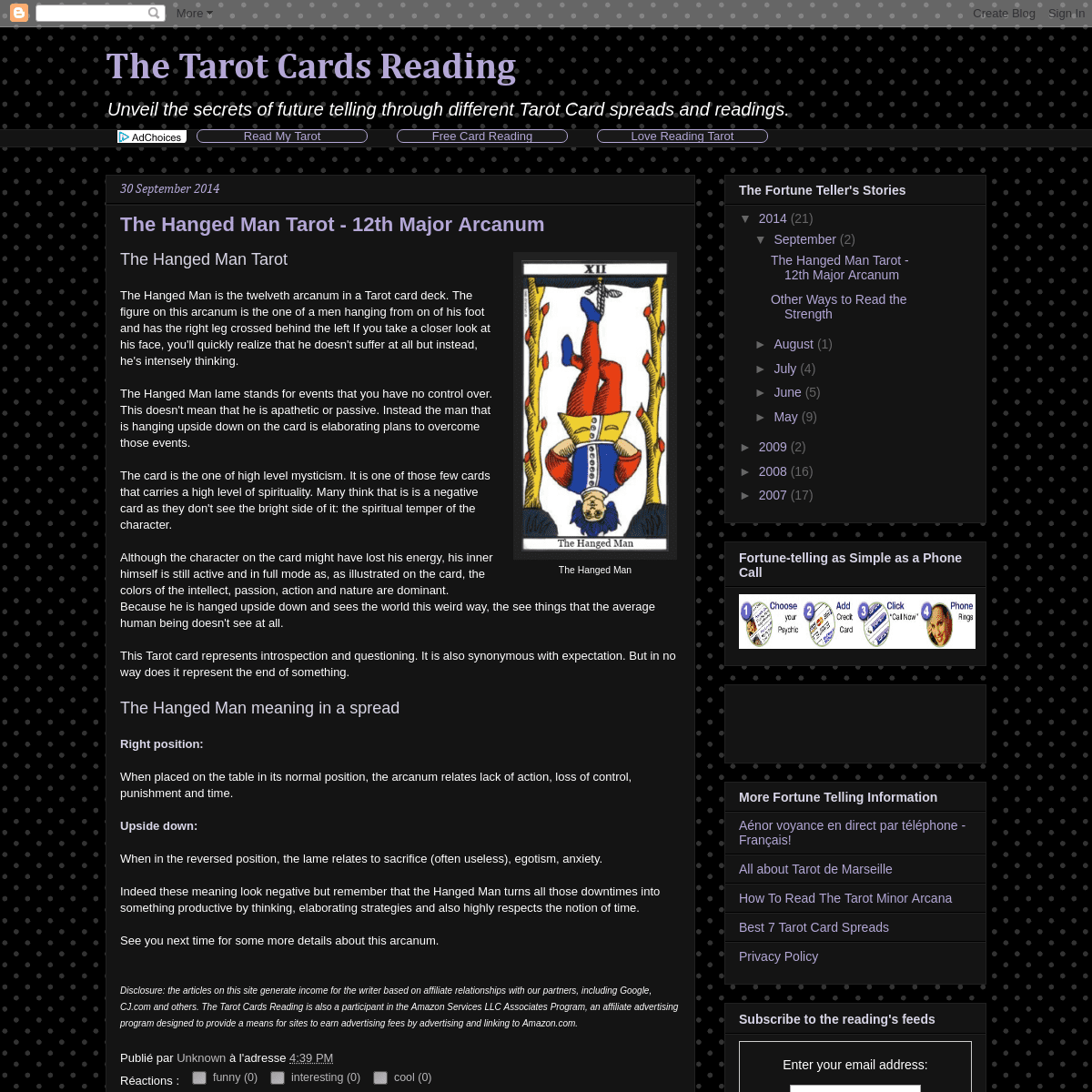 The Tarot Cards Reading