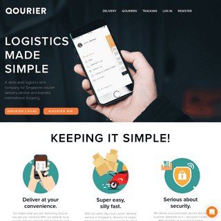 Courier & Delivery Service for Parcels in Singapore | Qourier
