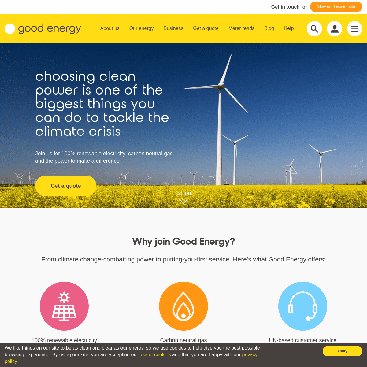A complete backup of goodenergy.co.uk