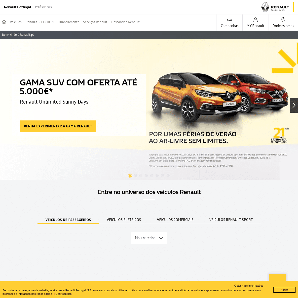 Renault Portugal - Compra de veículos novos - Site oficial