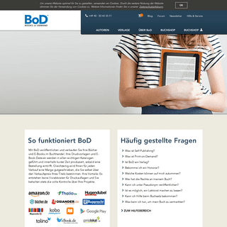 Erfüll dir dein Buch und werde Autor mit BoD.: BoD - Books on Demand GmbH