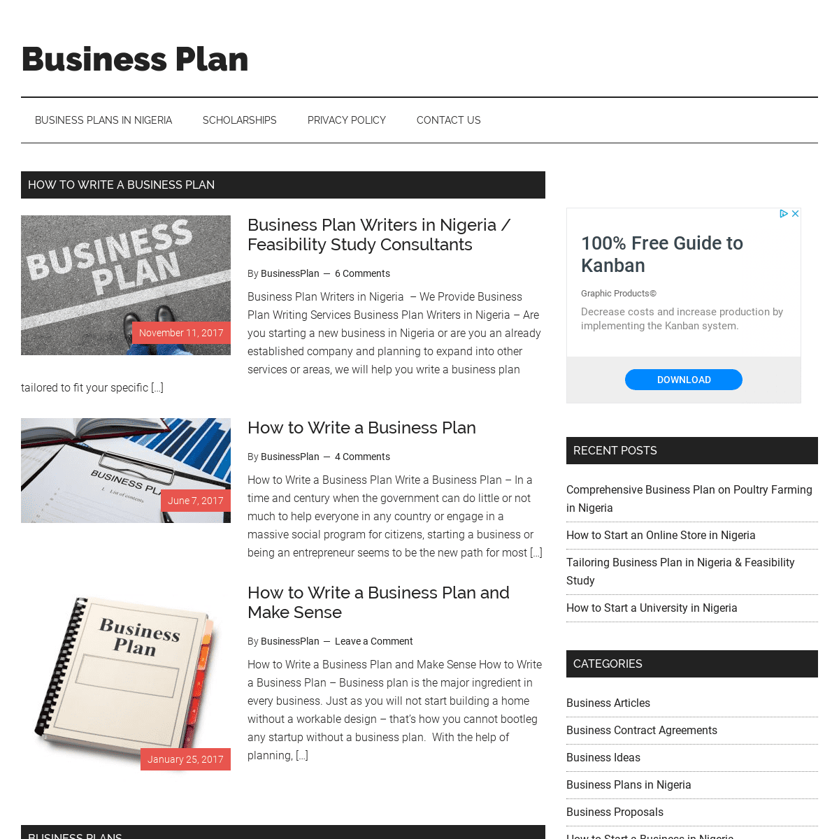 Business Plan - Business Plan Writers in Nigeria