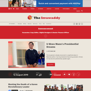 The Irrawaddy - Covering Burma and Southeast Asia