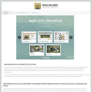 Virtual Soil Science Learning Resources