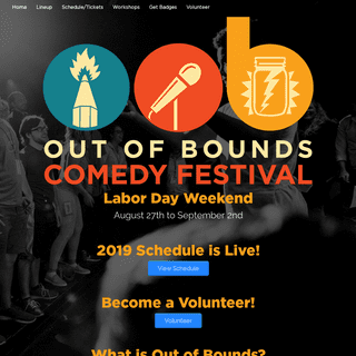Out of Bounds Comedy Festival 