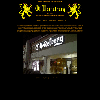 Home - Ol' Heidelberg