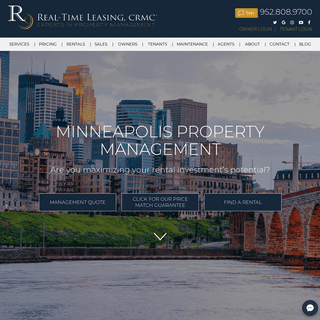Minneapolis Property Management and Property Managers, Minneapolis Houses and Homes for Rent | Real-Time Leasing