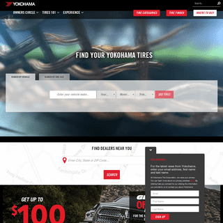 Yokohama Tire Corp | Find the Perfect Tire for you
