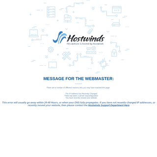 Hostwinds Default Website Page