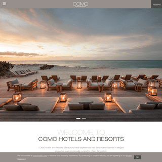 Luxury Hotel Group | COMO Hotels and Resorts Official Site
