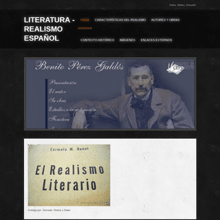 Literatura - Realismo Español - Home