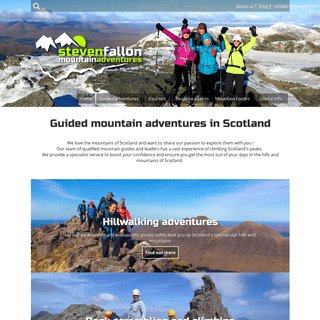 Steven Fallon - Scotland mountain guides, leaders and routes