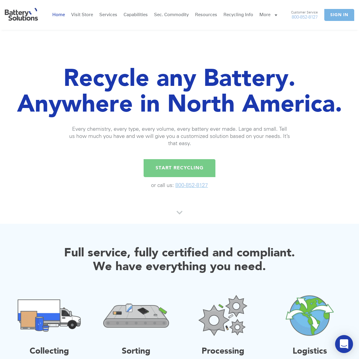 Battery Solutions | Recycle any Battery. Anywhere in North America.