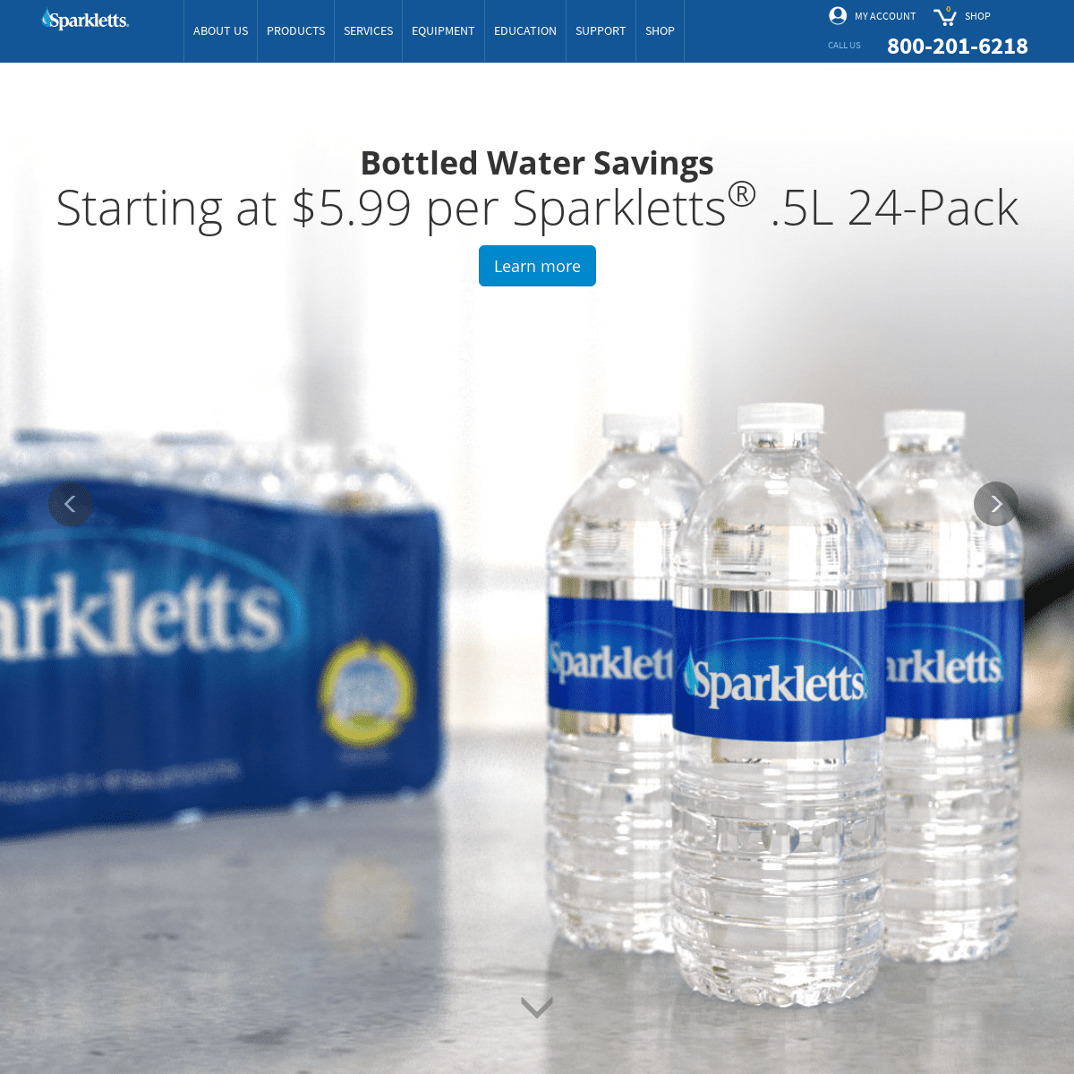 Sparkletts Bottled Water | Delivery Service