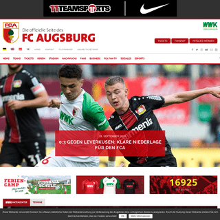 FC Augsburg | Die offizielle Website des FC Augsburg