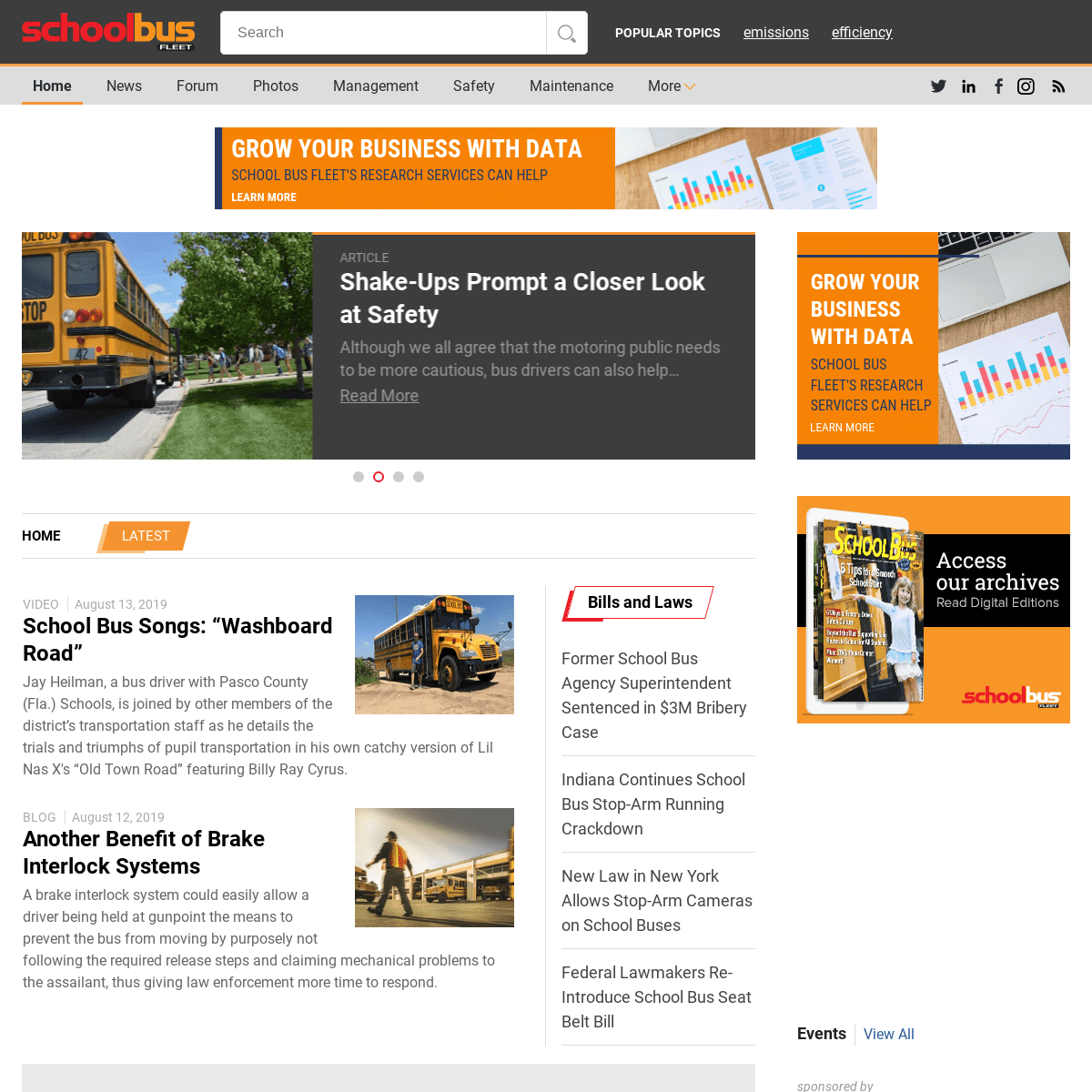School Bus Fleet - Pupil Transportation Industry News