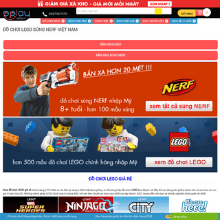Đồ chơi LEGO súng NERF Việt Nam giá rẻ nhất Hà Nội HCM