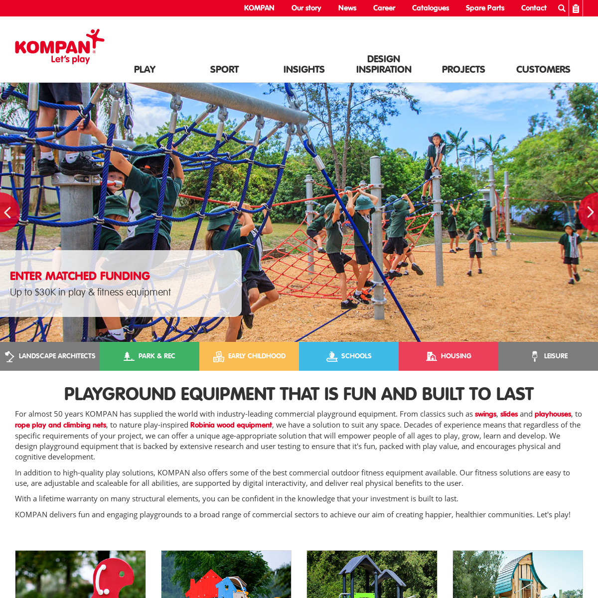 KOMPAN Australia | Commercial Play & Fitness Equipment