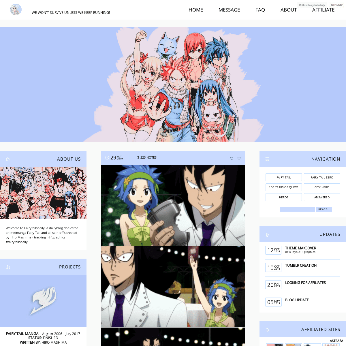 A complete backup of fairytailsdaily.tumblr.com
