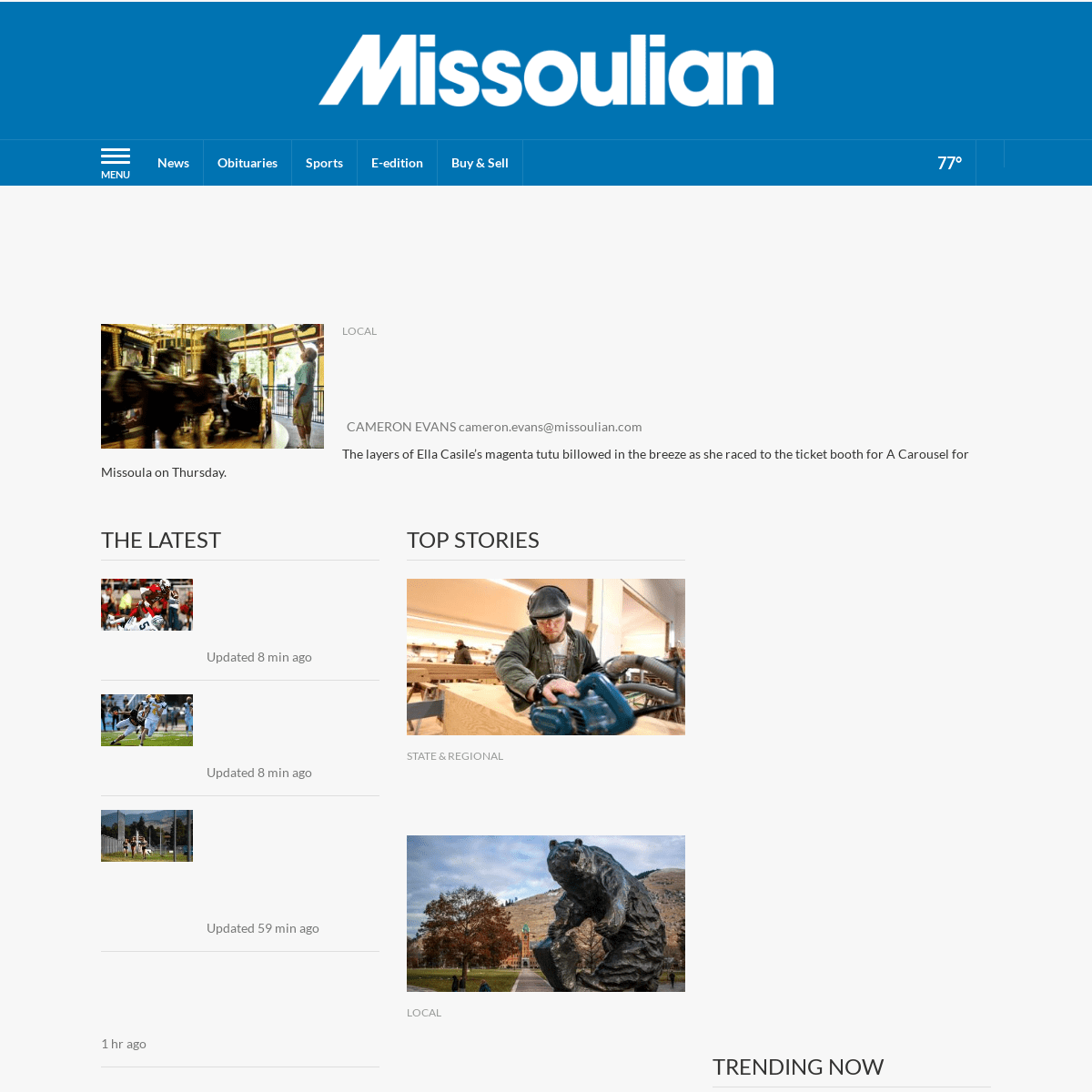 Missoulian: Missoula News and Resources for Western Montana