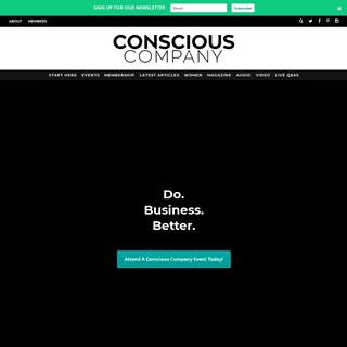 Home - Conscious Company