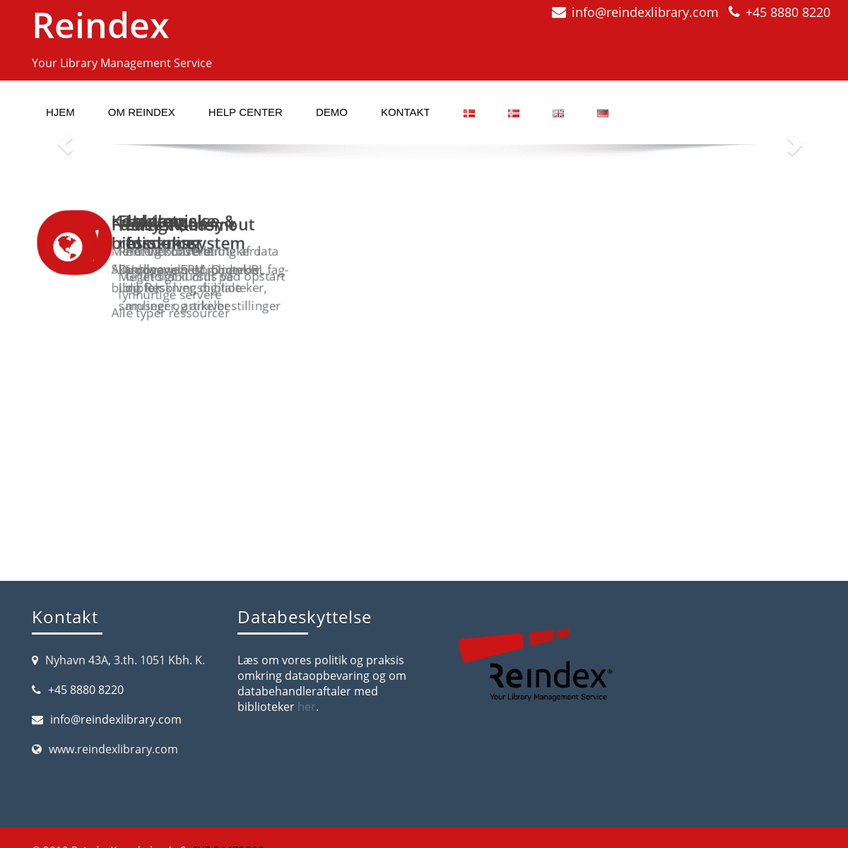Reindex – Your Library Management Service