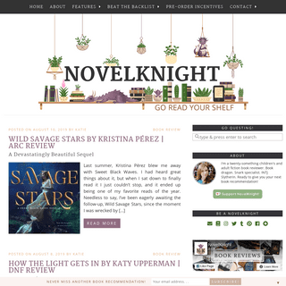 NovelKnight Book Reviews ⋆ Go Read Your Shelf