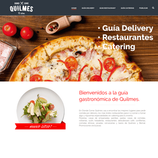 Donde Come Quilmes – Delivery – Restaurantes – Catering