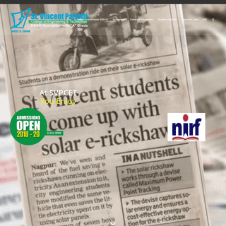 SVPCET – Engineering College In Nagpur