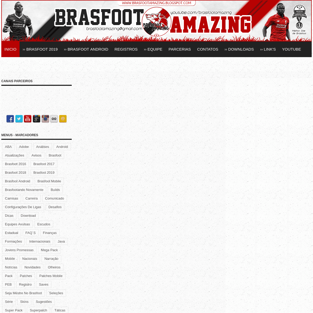 A complete backup of brasfootamazing.blogspot.com