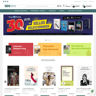 Libros Online y Librerías en Lima y Perú | SBS Librería Internacional SBS
