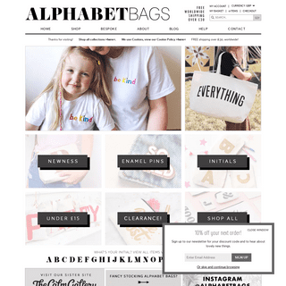 Alphabet Bags | Alphabet Bags