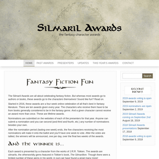 Fantasy Fiction Fun - Silmaril Awards