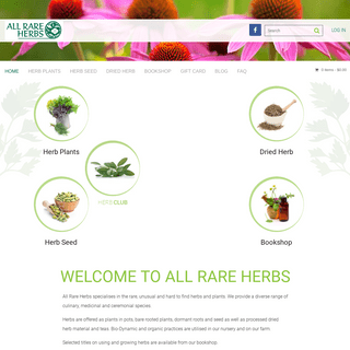 All Rare Herbs | Rare, unusual and hard to find herbs and plants