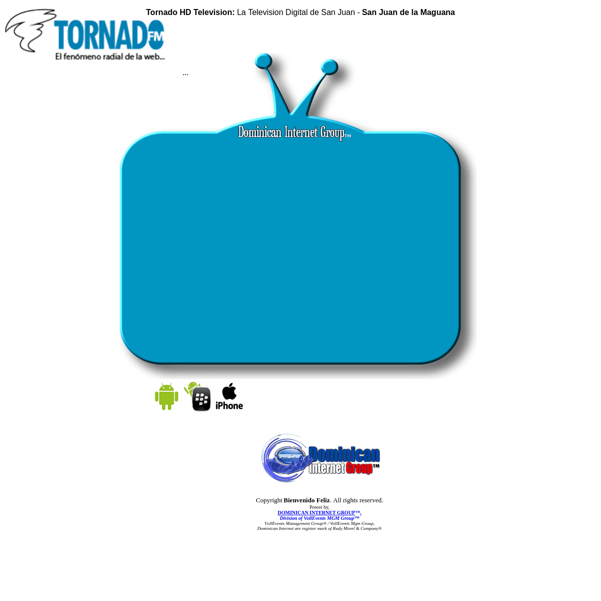 TORNADO TV | By DOMINICAN INTERNET GROUP