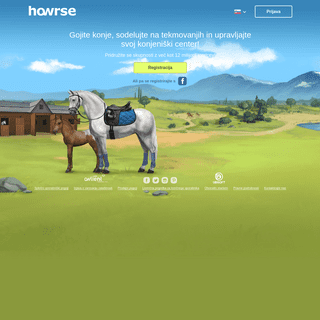 Vzrejajte konje in upravljajte konjeniški center v igri Howrse - Howrse